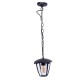 Lampa ogrodowa wisząca FOX BLACK 1xE27