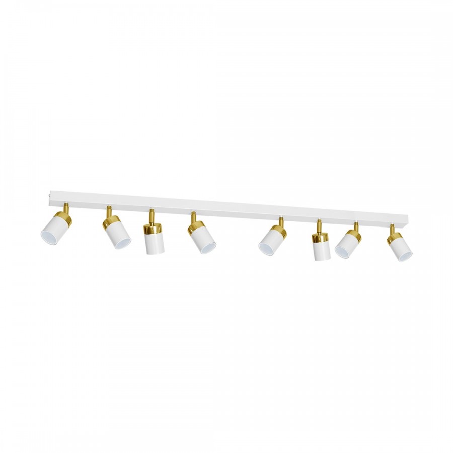 Lampa sufitowa JOKER WHITE/GOLD 8xGU10