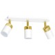 Lampa sufitowa JOKER WHITE/GOLD 3xGU10