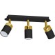 Lampa sufitowa JOKER BLACK/GOLD 3xGU10