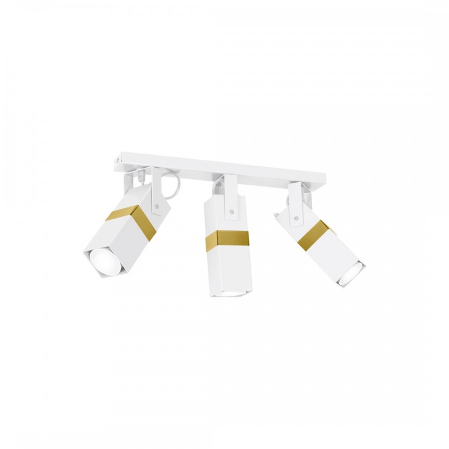 Lampa sufitowa VIDAR WHITE/GOLD 3xGU10