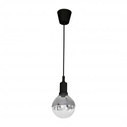 LAMPA WISZĄCA BUBBLE BLACK 5W E14 LED