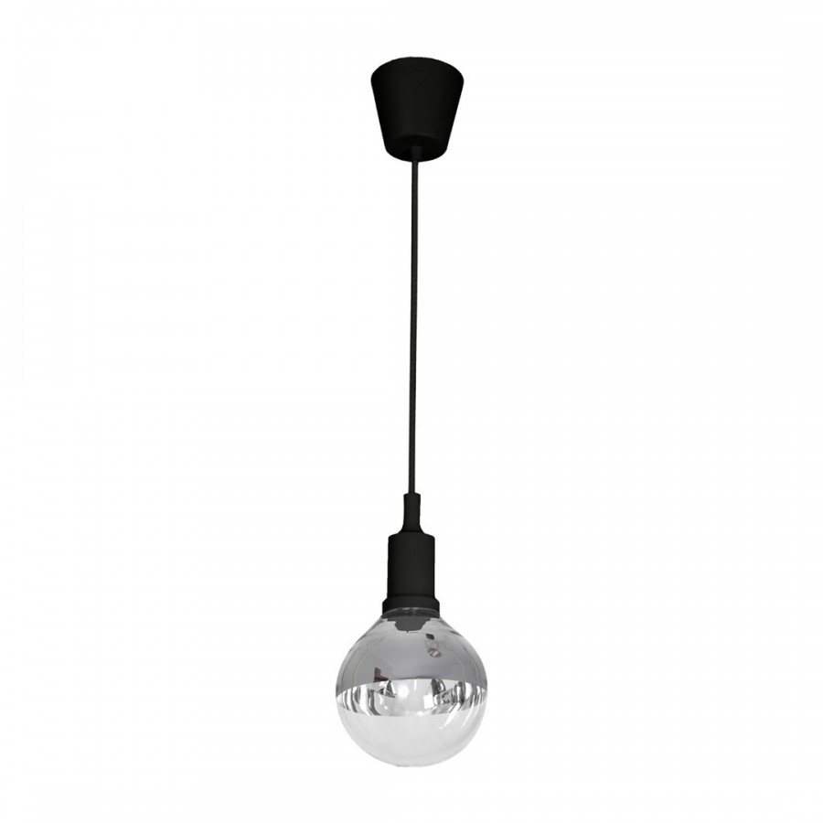 LAMPA WISZĄCA BUBBLE BLACK 5W E14 LED