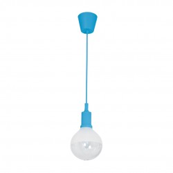 LAMPA WISZĄCA BUBBLE BLUE 5W E14 LED