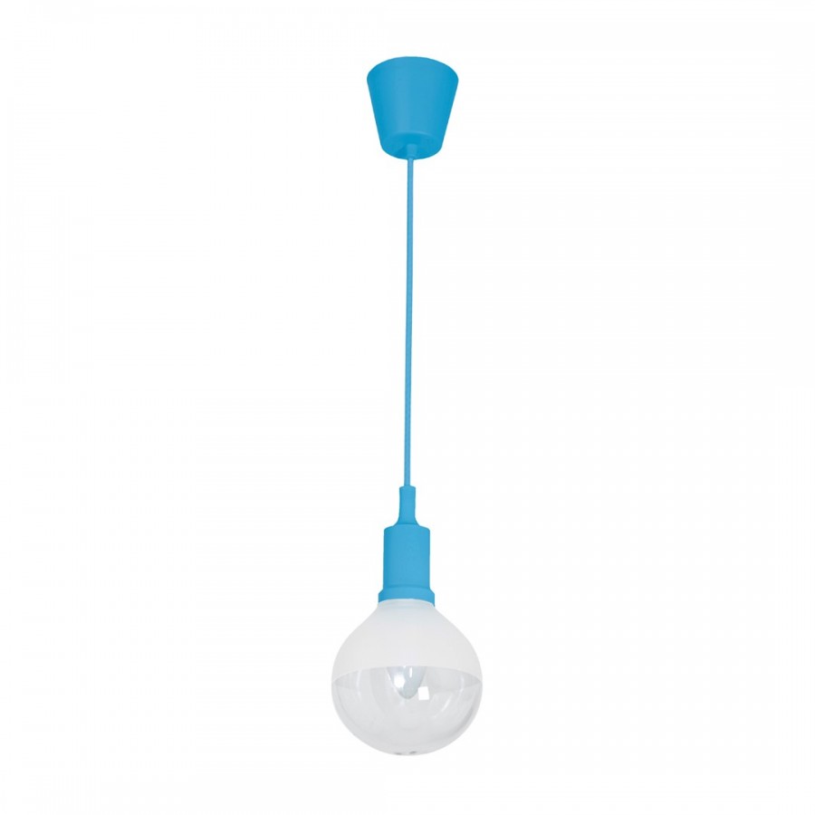 LAMPA WISZĄCA BUBBLE BLUE 5W E14 LED