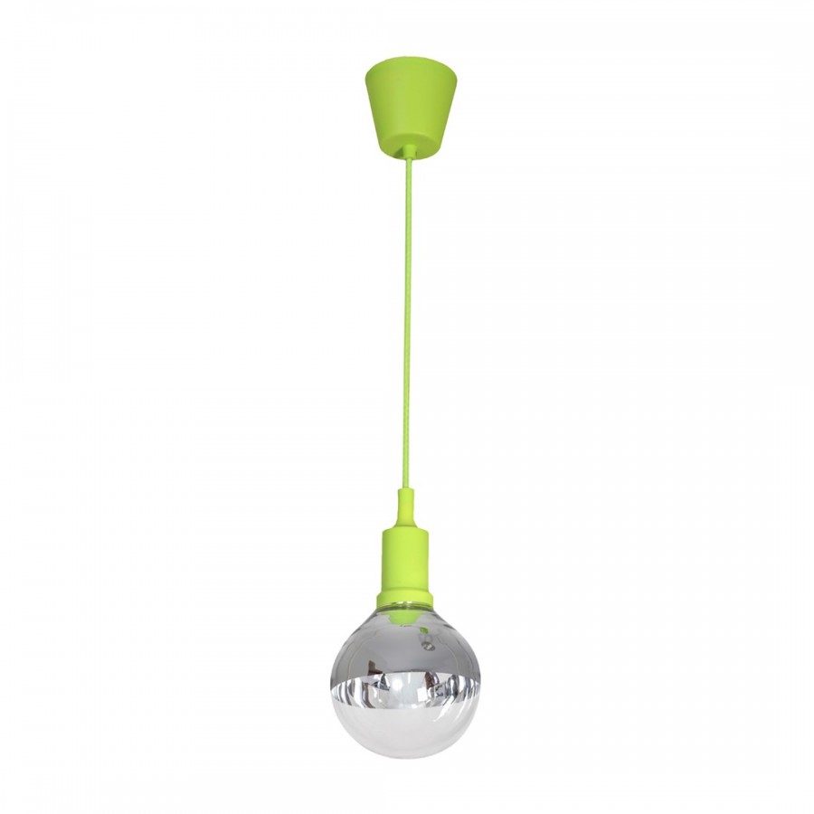 LAMPA WISZĄCA BUBBLE LIME 5W E14 LED