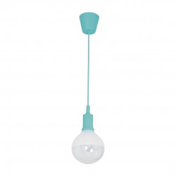 LAMPA WISZĄCA BUBBLE TURQUOISE 5W E14 LED