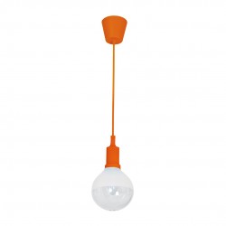 LAMPA WISZĄCA BUBBLE ORANGE 5W E14 LED