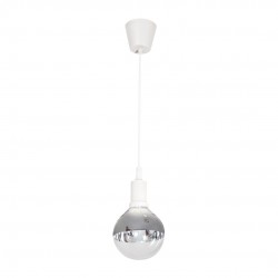 LAMPA WISZĄCA BUBBLE WHITE 5W E14 LED