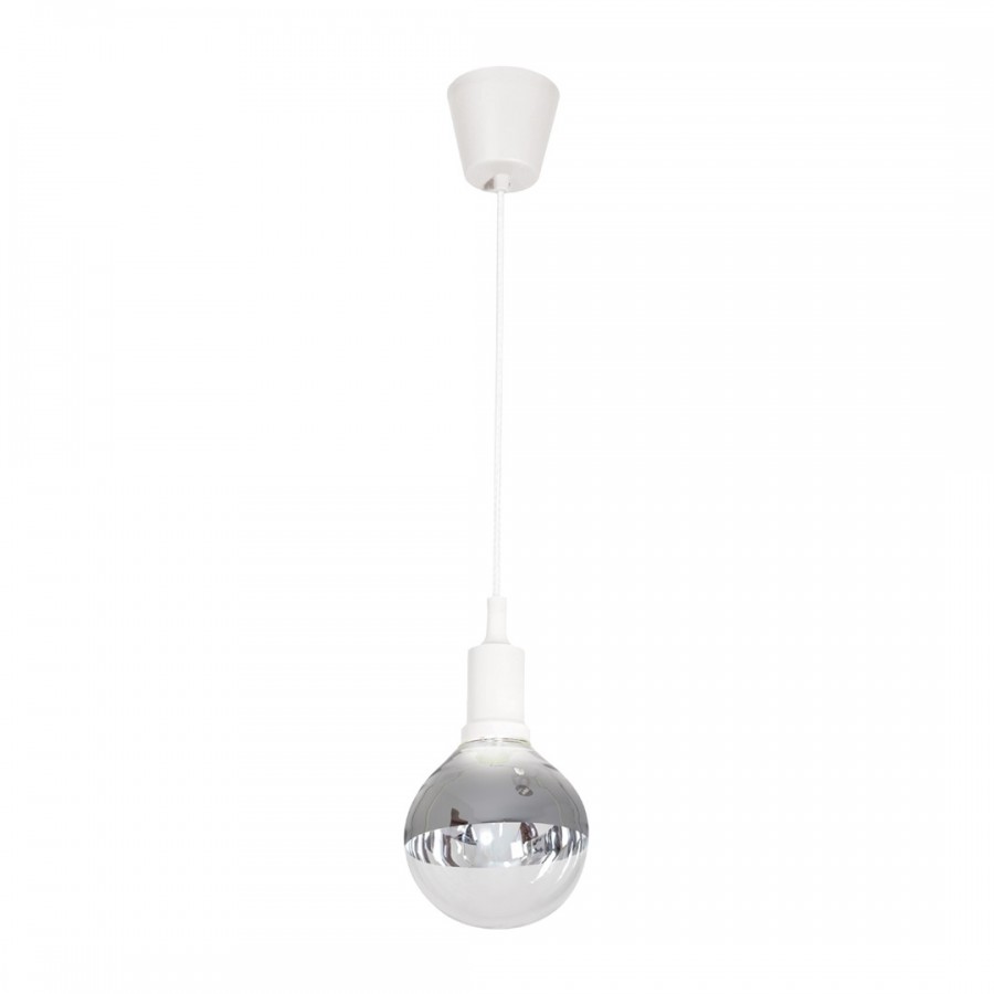 LAMPA WISZĄCA BUBBLE WHITE 5W E14 LED