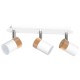 Lampa sufitowa JOKER WHITE/WOOD 3xGU10