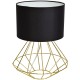 Lampa stojąca LUPO BLACK/GOLD 1xE27