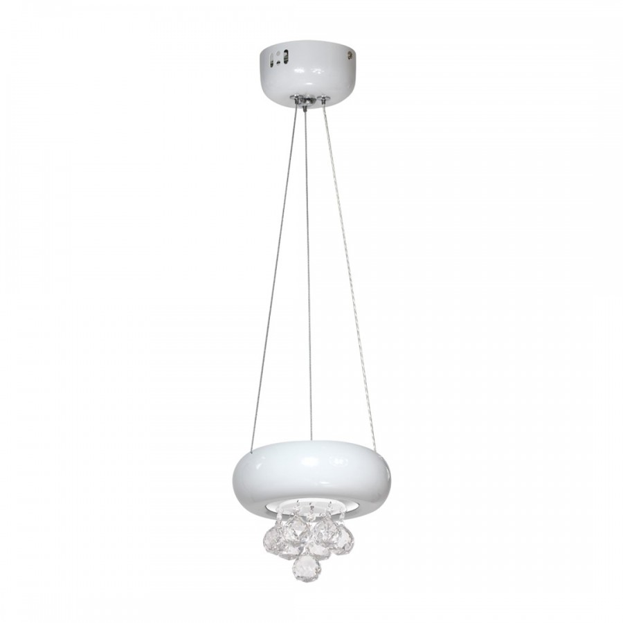 LAMPA WISZĄCA LUX BIANCO  1X6W LED