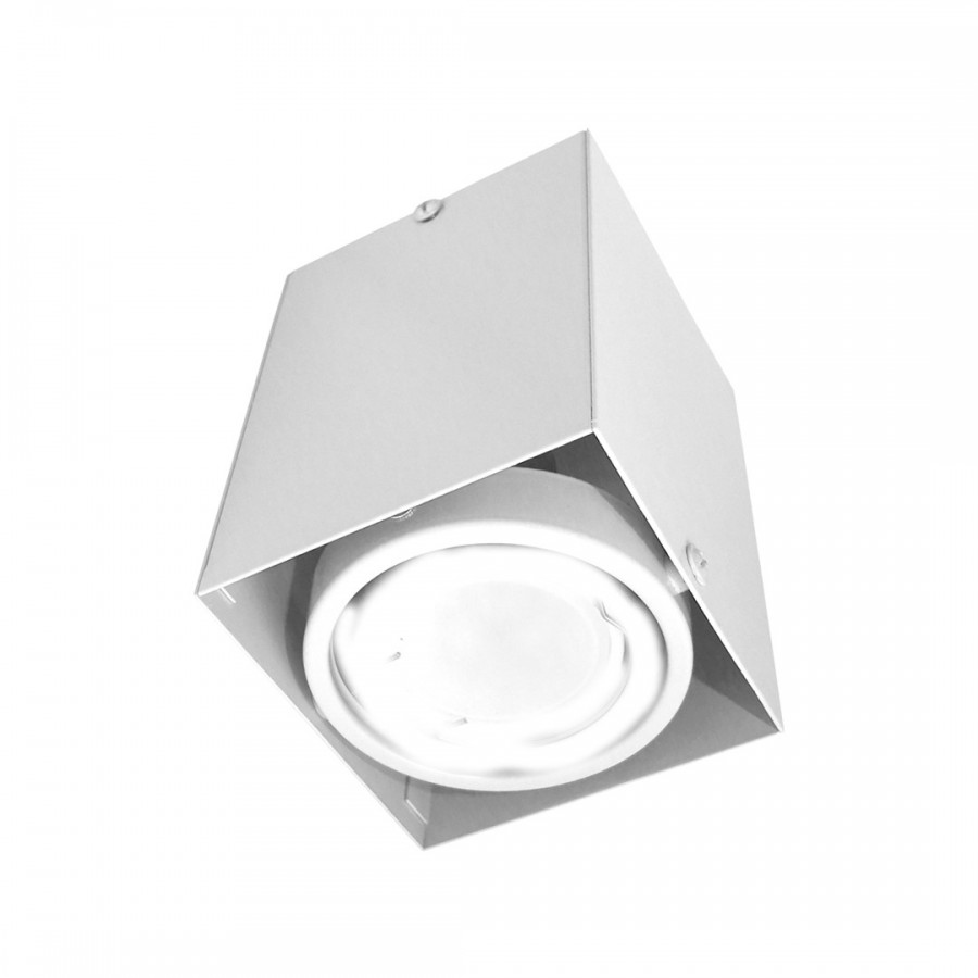 LAMPA SUFITOWA BLOCCO BIAŁA 1x7W GU10 LED