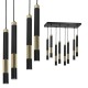 Lampa sufitowa DALLAS GOLD 8xGU10