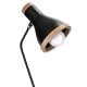 Lampa stołowa HOLLY BLACK / WOOD 1xE27 60W