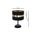 Lampa stołowa PALMIRA BLACK / GOLD 1xE27 60W