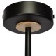 Lampa sufitowa SALMA BLACK / WOOD 3xE27 60W