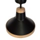 Lampa sufitowa SALMA BLACK / WOOD 3xE27 60W