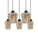 Lampa wisząca SANTIAGO AMBER 5xE27