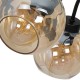 Lampa sufitowa SOFIA AMBER 3xE27