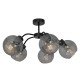 Lampa sufitowa SOFIA SMOKED 5xE27