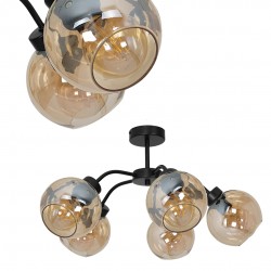 Lampa sufitowa SOFIA AMBER 5xE27